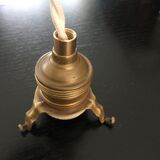 Umbrella opaline, brass and braided cable 2m