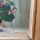 Pair of small paintings, bouquet of flowers
