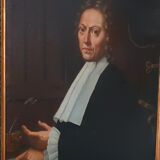 Antique portrait of a magistrate, late 17th - early 18th century