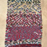 Tapis Berbère Boucherouite coloré - 99 x 160 cm