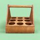 Vintage wooden glass holder