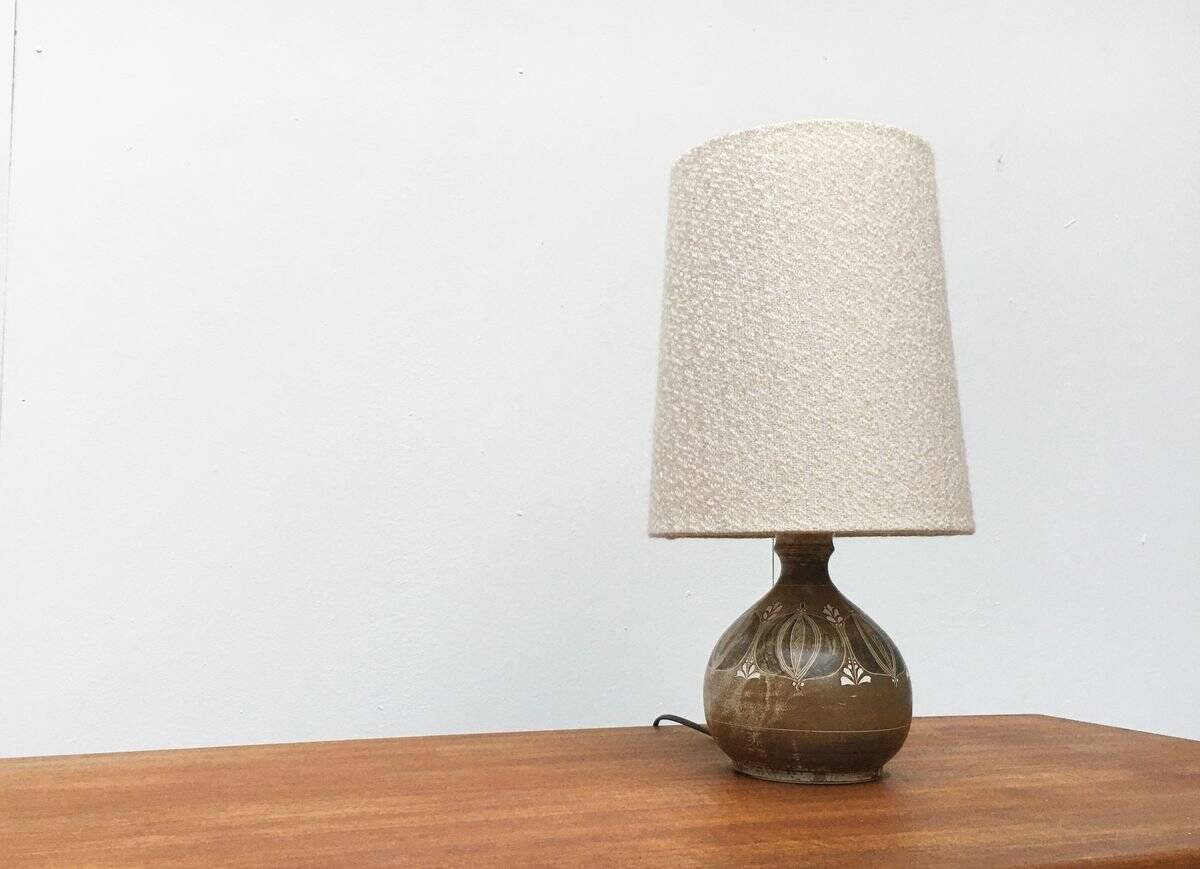 Mid-century German ceramic table lamp by Thoms Keramik.