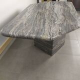 Marble grey granite low table