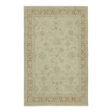 Hand-knotted persian vintage 1970s 196 cm x 295 cm beige wool carpet