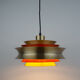 Swedish vintage pendant lamp Trava by Carl Thore, Granhaga, 1960s
