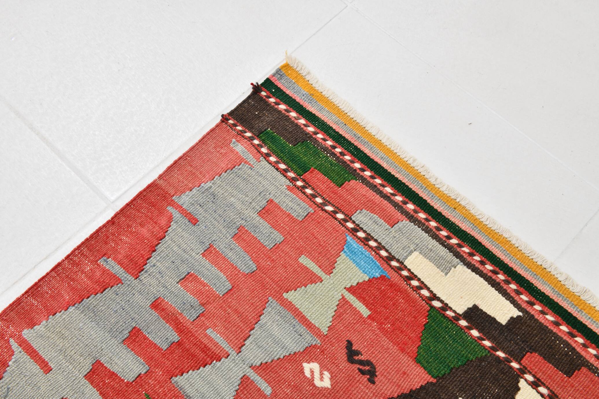 5x7 Tribal Handwoven Kilim Rug, 155x232Cm