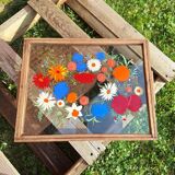 Vintage Floral Tray