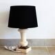 Alabaster and brass lamp, living room table lamp, decorative home lamp