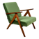 B-310 VAR armchair sea green olive velvet