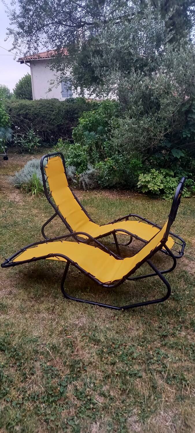 Set of 2 deck chairs