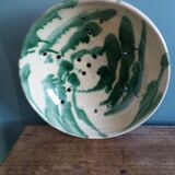 Glazed terracotta fruit bowl strainer
