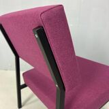 Gijs Van Der Sluis Eggplant colored Lounge Chair model 36 ZA, 1961