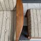 High back relax chair with hocker 1960s by Tarm Stole Denmark