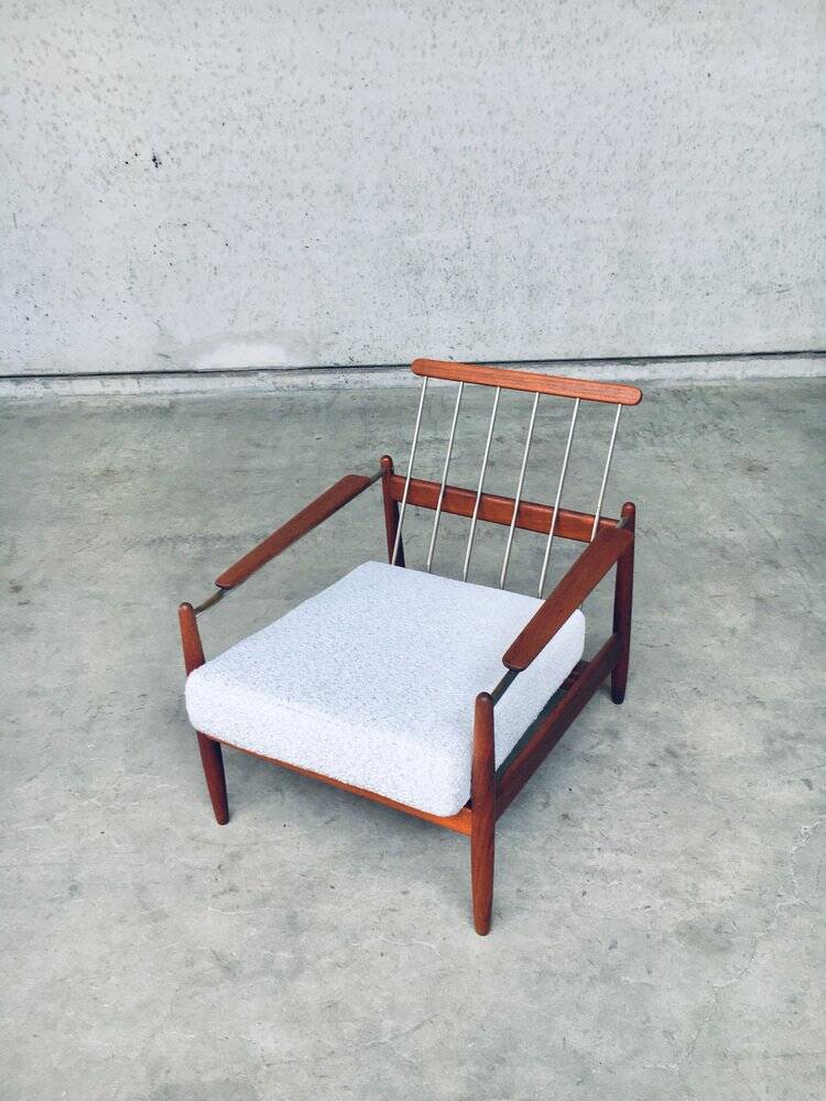 Mid-Century Modern Scandinavian Armchair, Denmark, 1960s