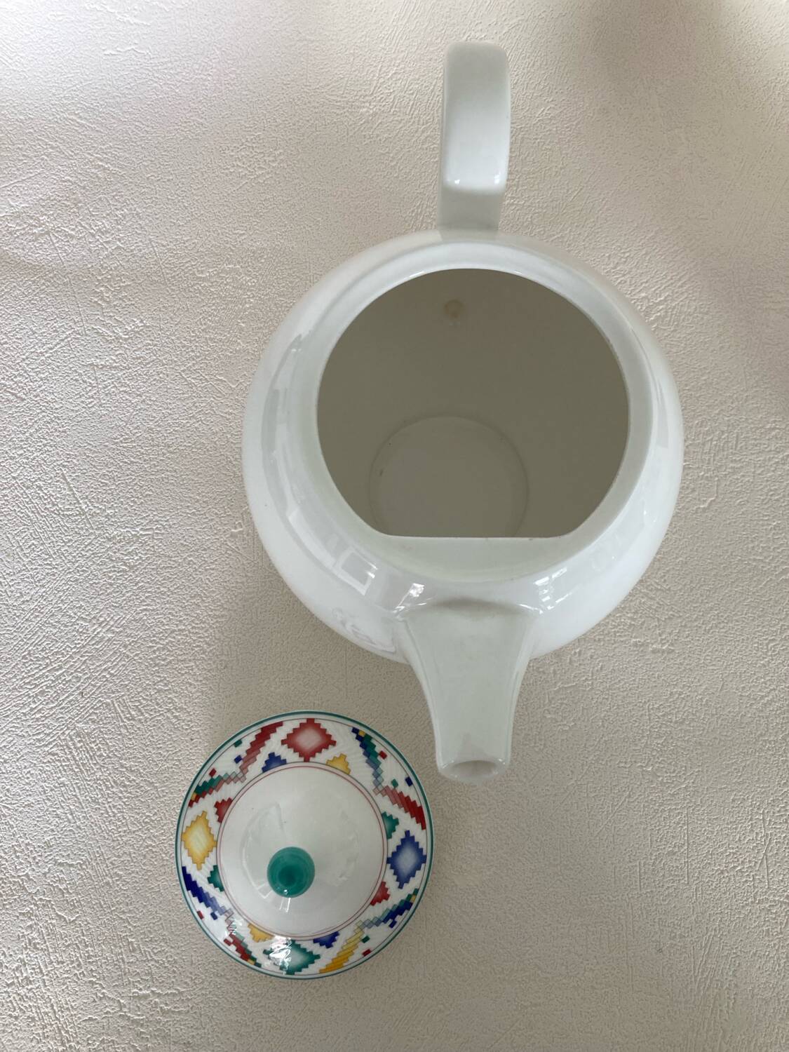 Villeroy and Boch Indian Look teapot and sugar bowl