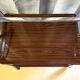Antique & Vintage Side Table Folding Rolling Serving Cart Bar Design