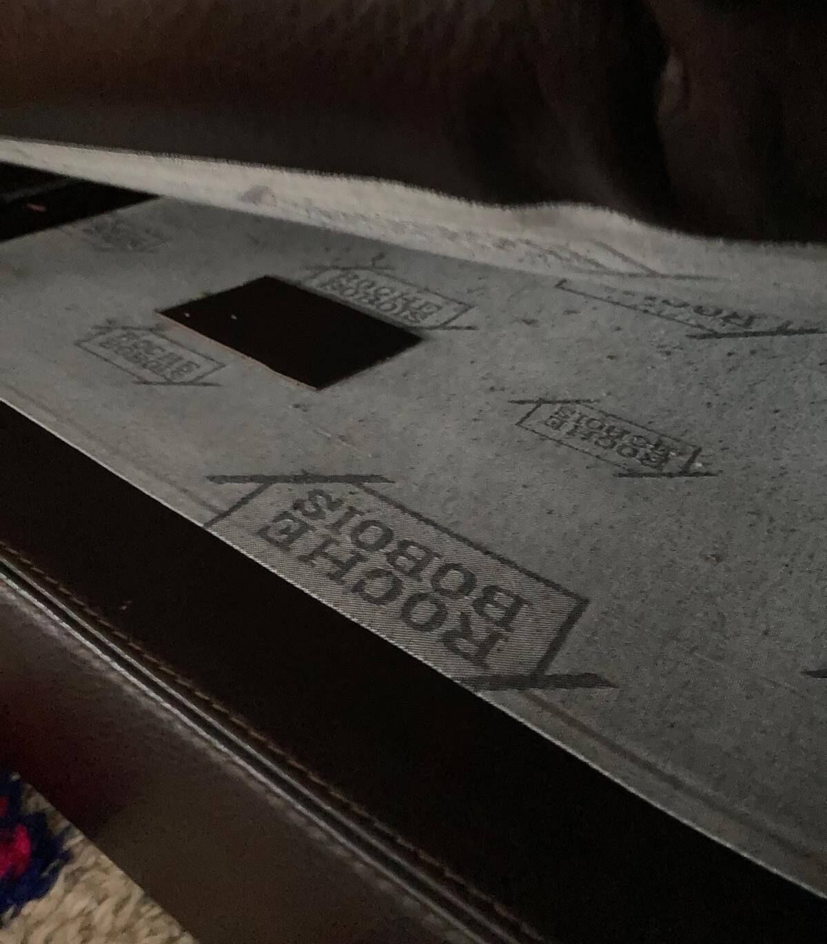 Roche Bobois leather sofa