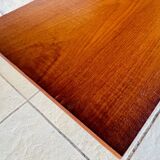 Teak coffee table in Scandinavian style, circa 1960s.