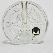 Solitaire vase, clear glass, designed by H. Düsterhaus, Walther Glas, Germa