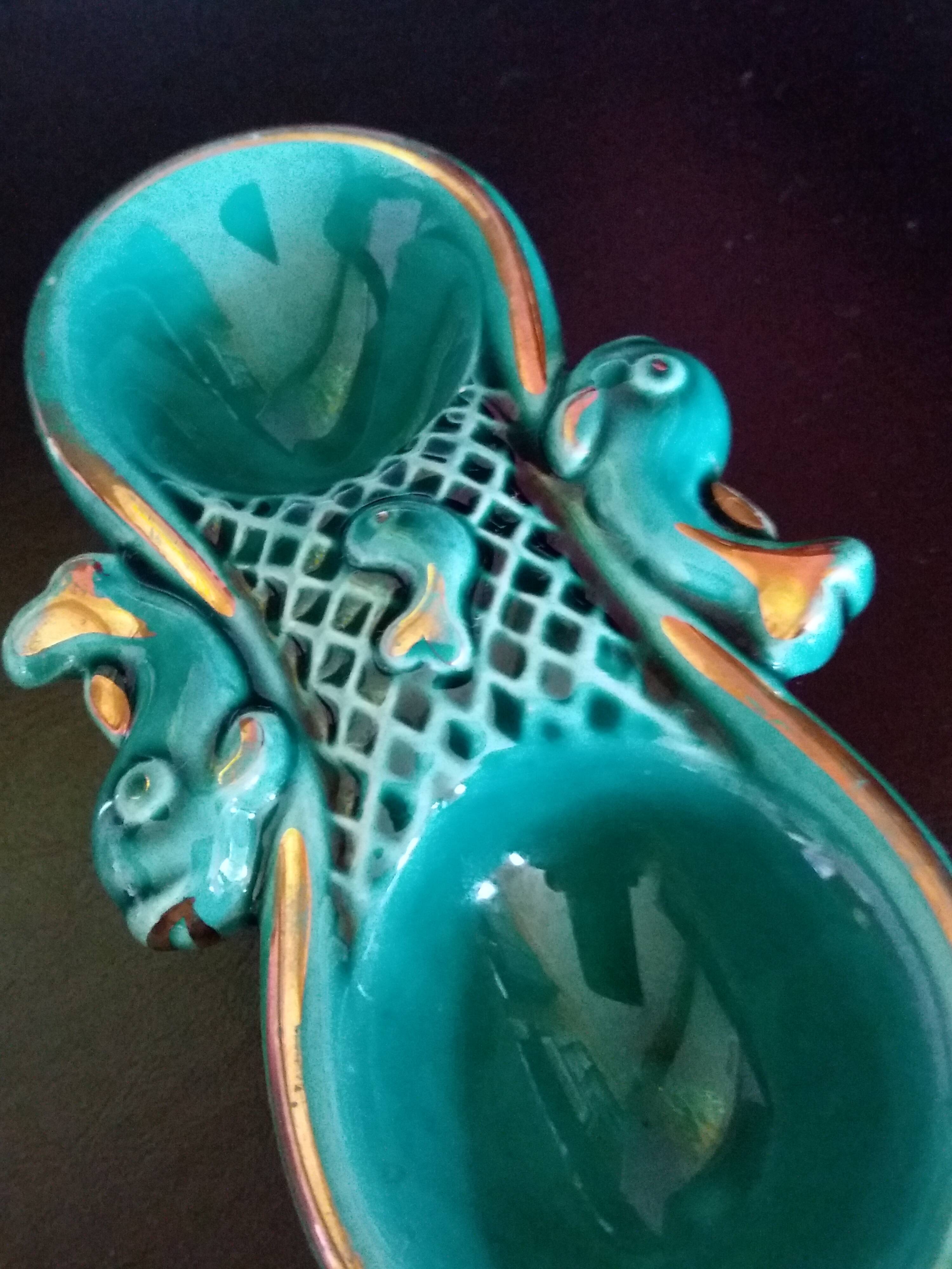 Salt shaker salt pepper shaker fish slip Verceram
