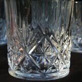 7 Verres Gobelets à Whisky en cristal