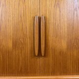60s 70s Teak Sideboard Credenza by Johannes Andersen for Silkeborg CFC