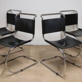 Set of 4 MR10 chairs by Ludwig Mies Van Der Rohe
