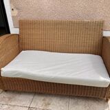 Banquette rotin / osier