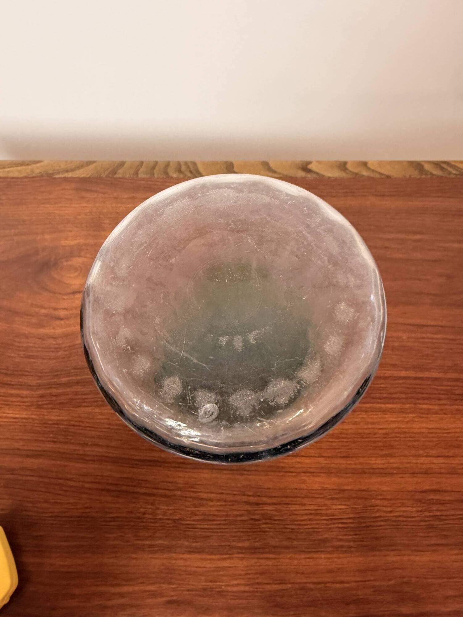 Antique Legras vase – green and transparent with polychrome enamel – Art Nouveau