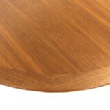 Scandinavian walnut dining table, Sweden, 1960