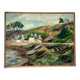Breton Landscape, oil on canvas, signed Régine David