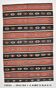 Light Red & Dark Brown Striped Kilim Rug, 168x264Cm