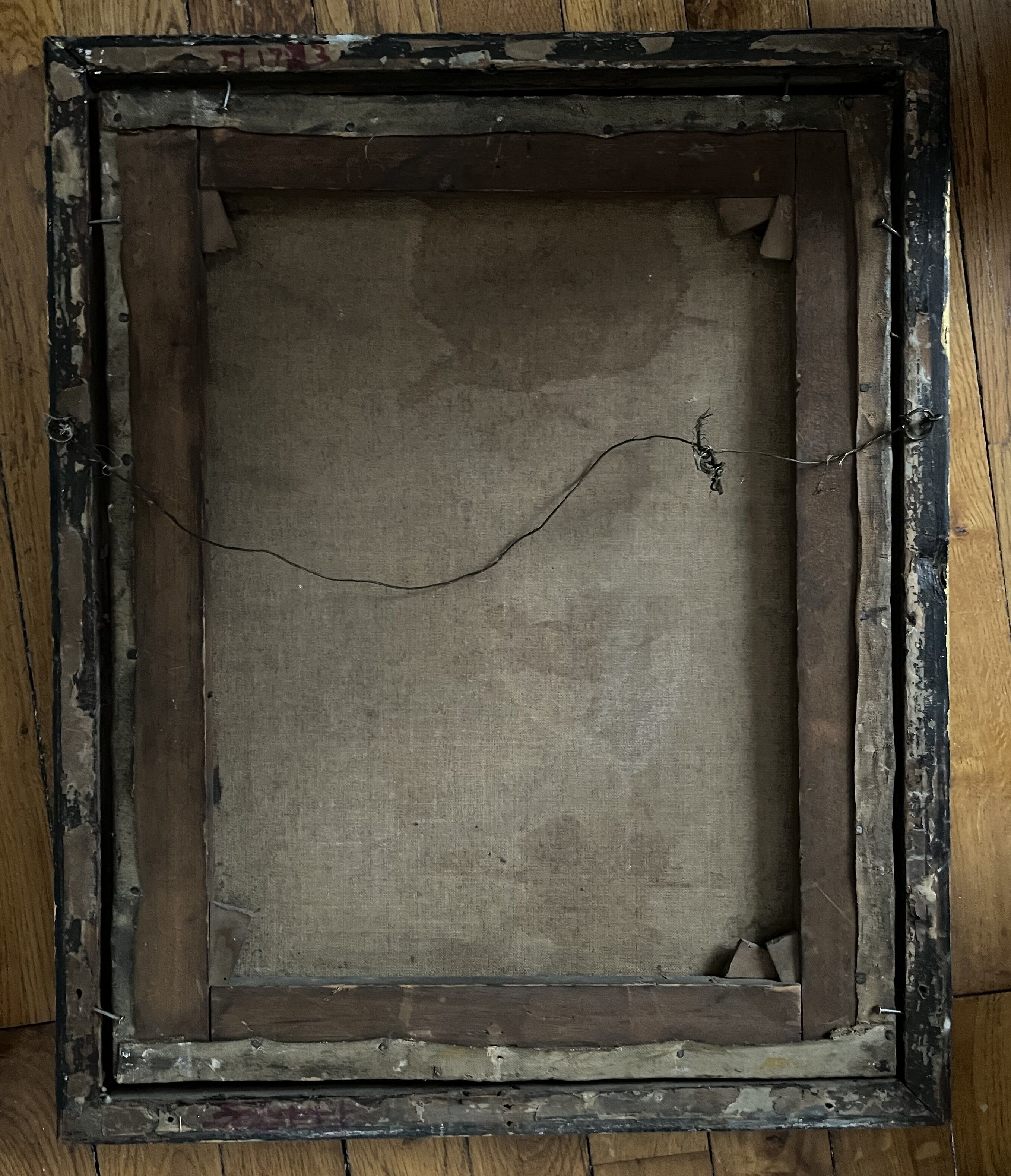 Oil on canvas portrait of a woman