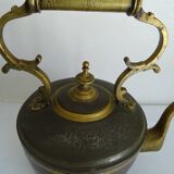 Copper and brass kettle
