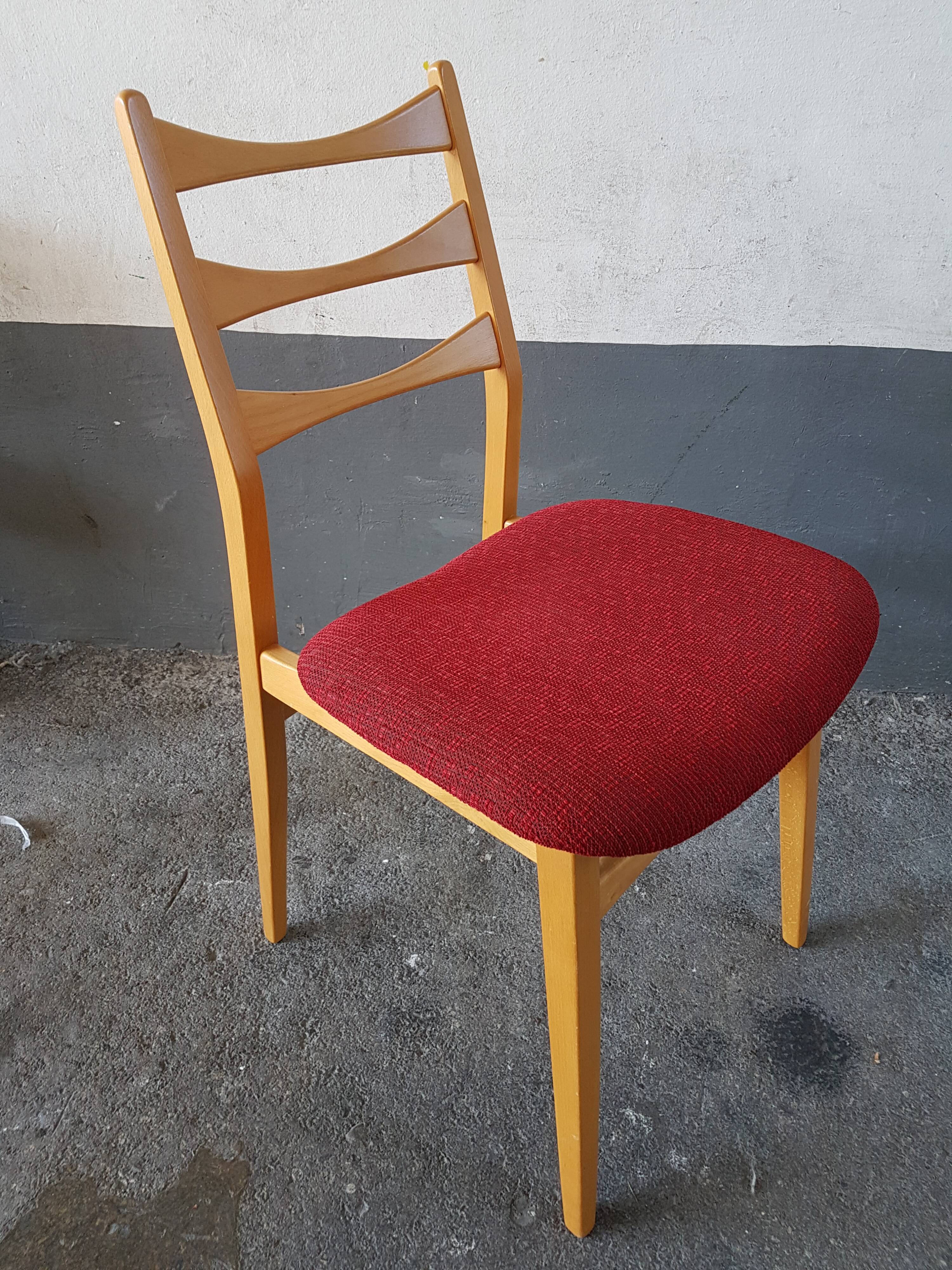 Chair the 50s 60s seat in wool