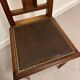 Pair of art deco style wooden chairs