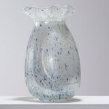 OVOID VASE IN SPECKLED GLASS, 1920s