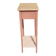 Sellette porte-plante bois et terracotta 2 niveaux