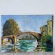 Peinture au couteau à l’huile paysage