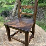 Old wooden children's chair
