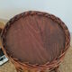 Large basket / laundry basket - vintage wicker toy basket