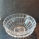 Vintage crystal bowl with radiant decoration, 20 cm