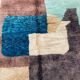Handmade pure wool Berber rug size 2/3 m