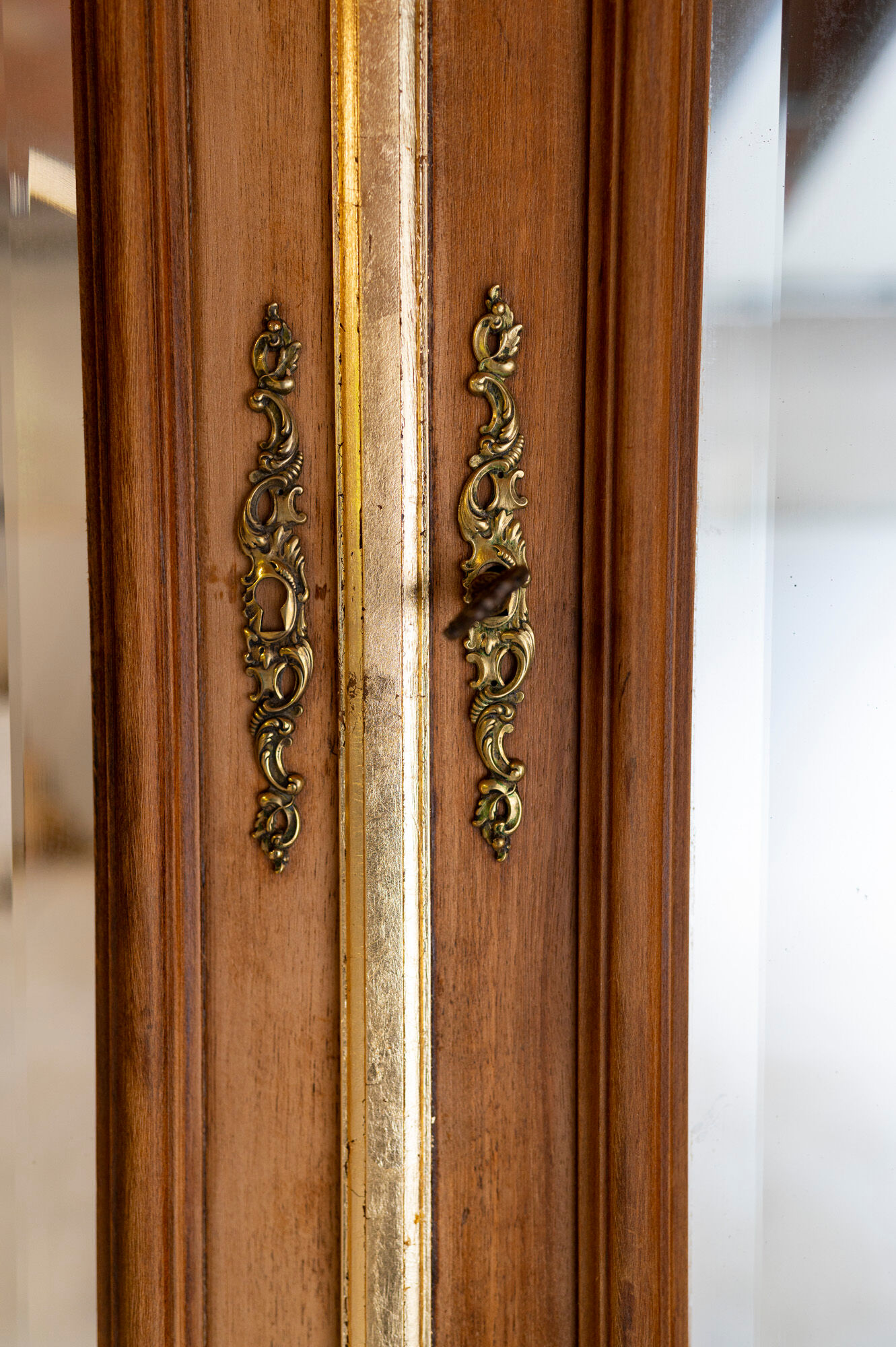 Large antique wardrobe