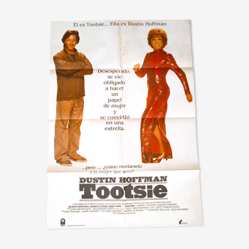 Original cinema poster "Tootsie" Dustin Hoffman