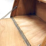 Vintage Scandinavian wall-mounted desk from the 60s