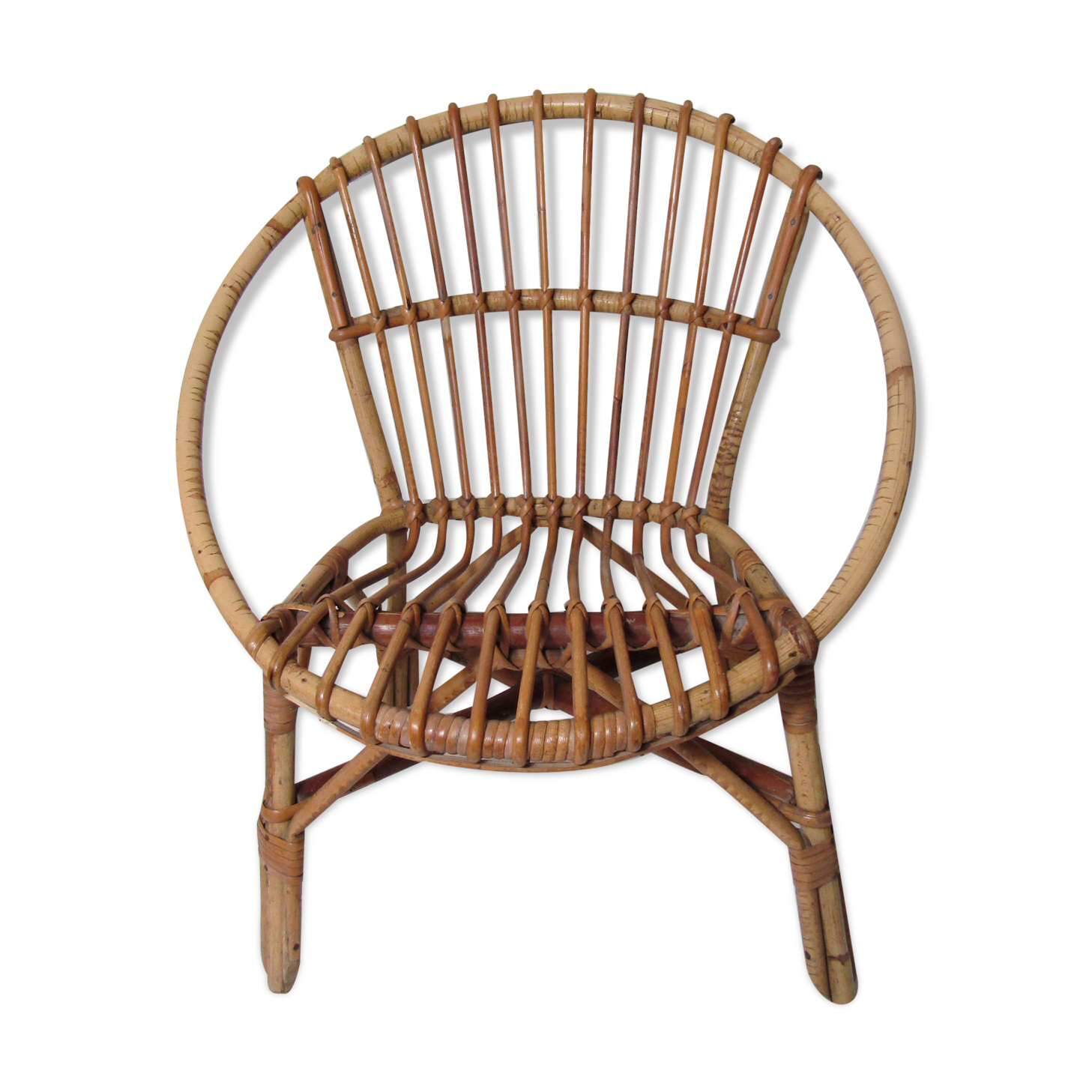 Children's rattan chair