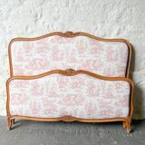 Pink Jouy bed