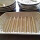 Service in Asparagus .12 plates and dish Sarreguemines