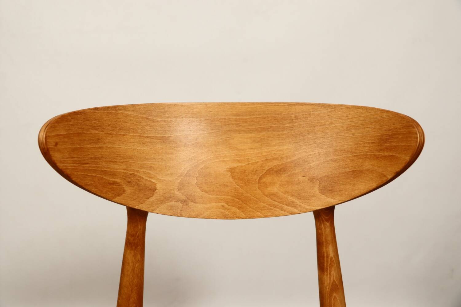 Modern chair Scandinavian design light wood natural Lin fabric mid century modern design